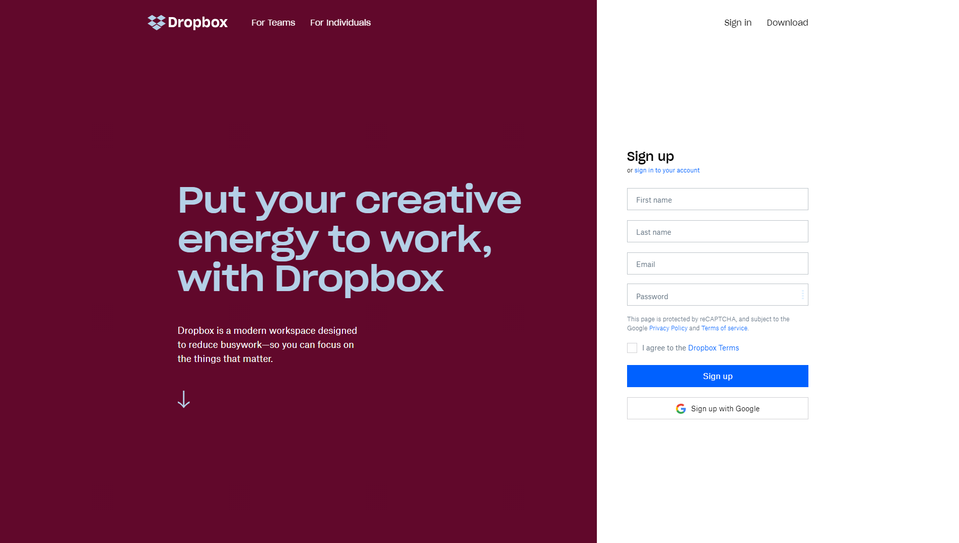 dropbox for file sharing for better remote team collaboration