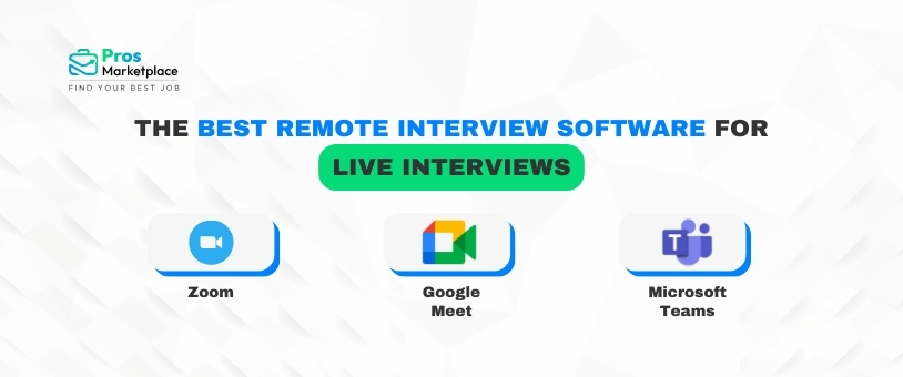 the best remote interview software for live interviews
