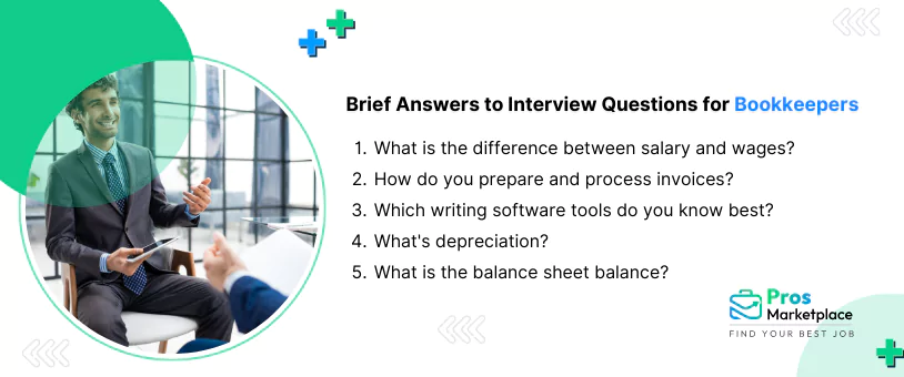 Brief Answers to Interview Questions for Bookkeepers