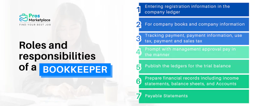 Roles and responsibilities of a bookkeeper