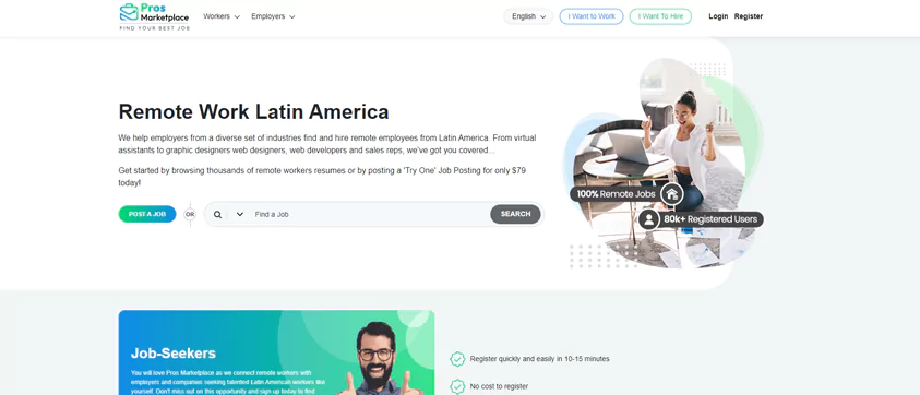 pros marketplace Aplicaciones para buscar empleo en línea