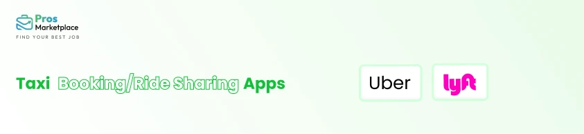 Taxi Booking or Ride Sharing Apps