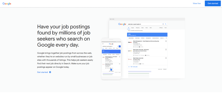 google for jobs