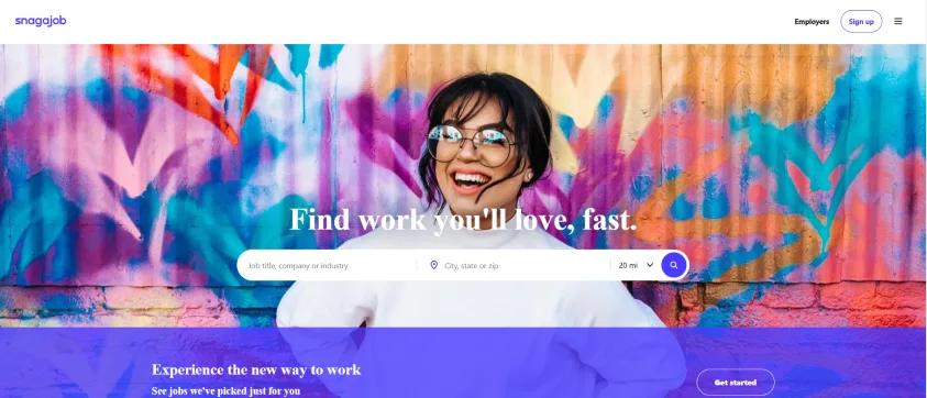 snagajob Best Job Search Websites